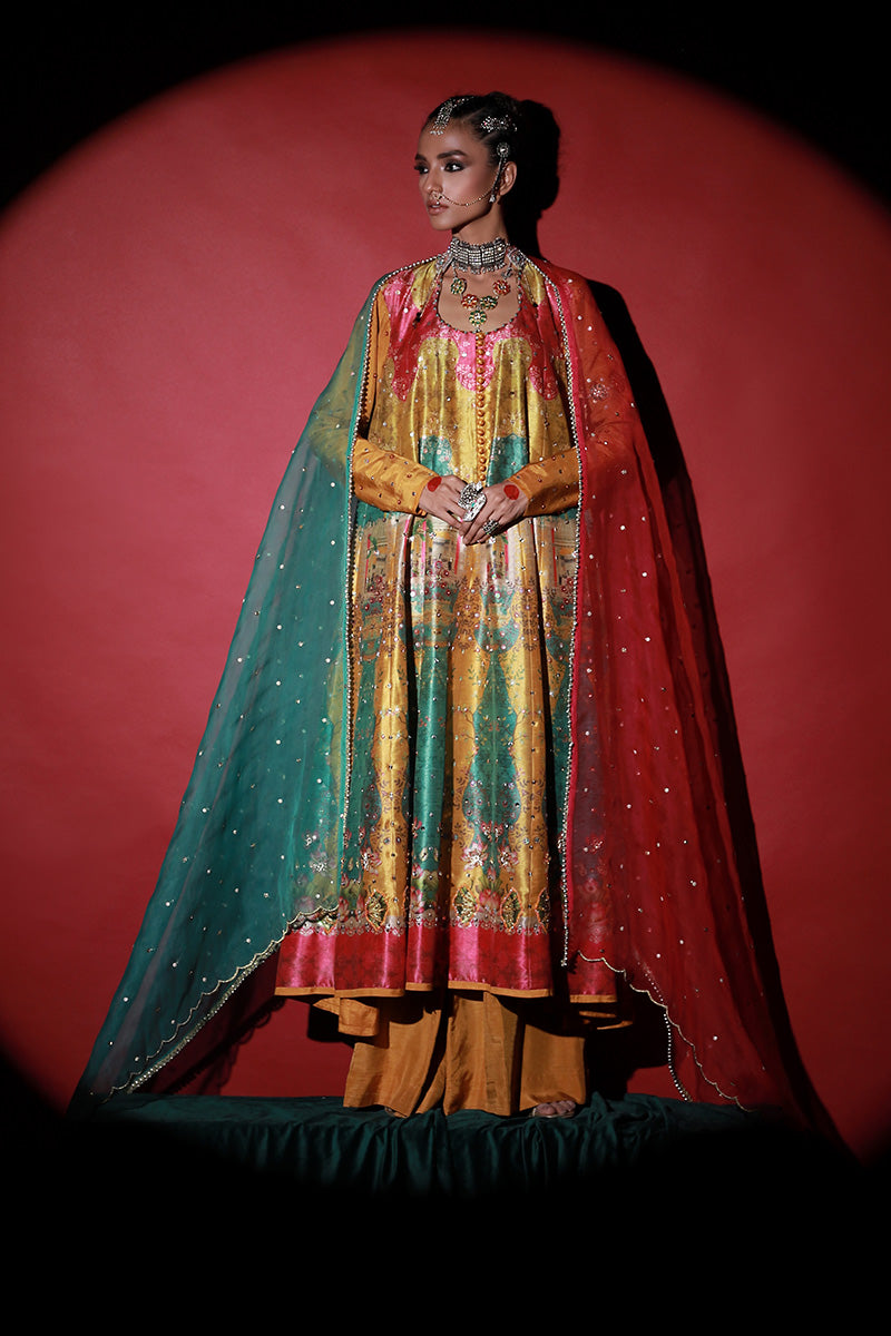 Wardha Saleem | Meeram Festive Formals | Bahaar Rang - Official Wardha Saleem stockist in UK - Sakeena London