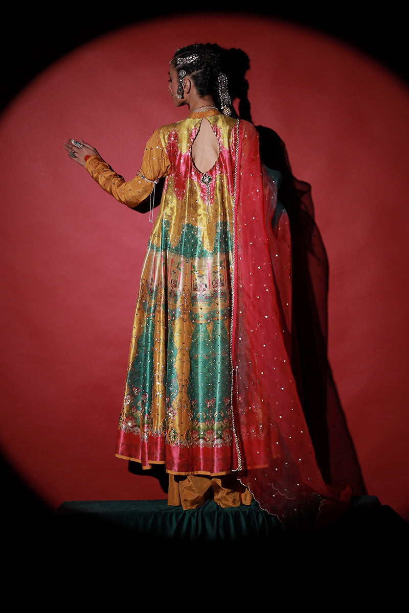 Wardha Saleem | Meeram Festive Formals | Bahaar Rang - Official Wardha Saleem stockist in UK - Sakeena London