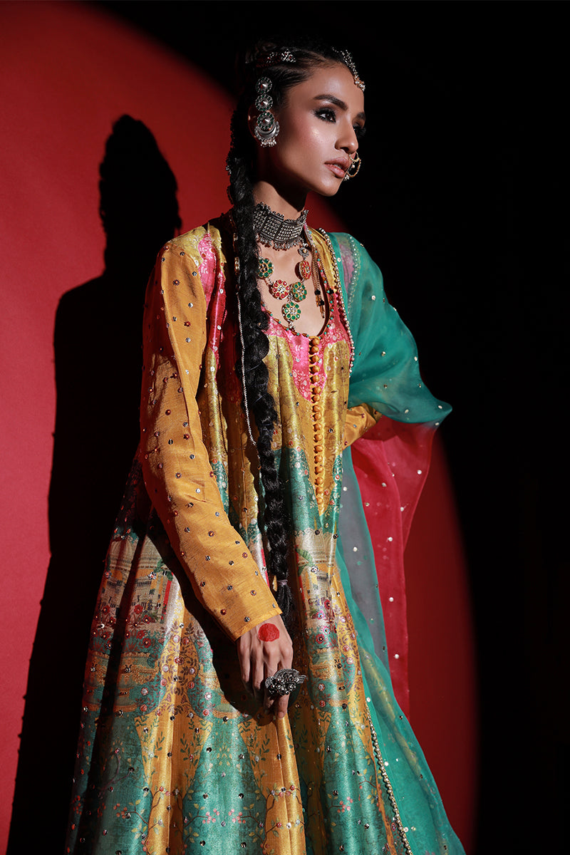 Wardha Saleem | Meeram Festive Formals | Bahaar Rang - Official Wardha Saleem stockist in UK - Sakeena London