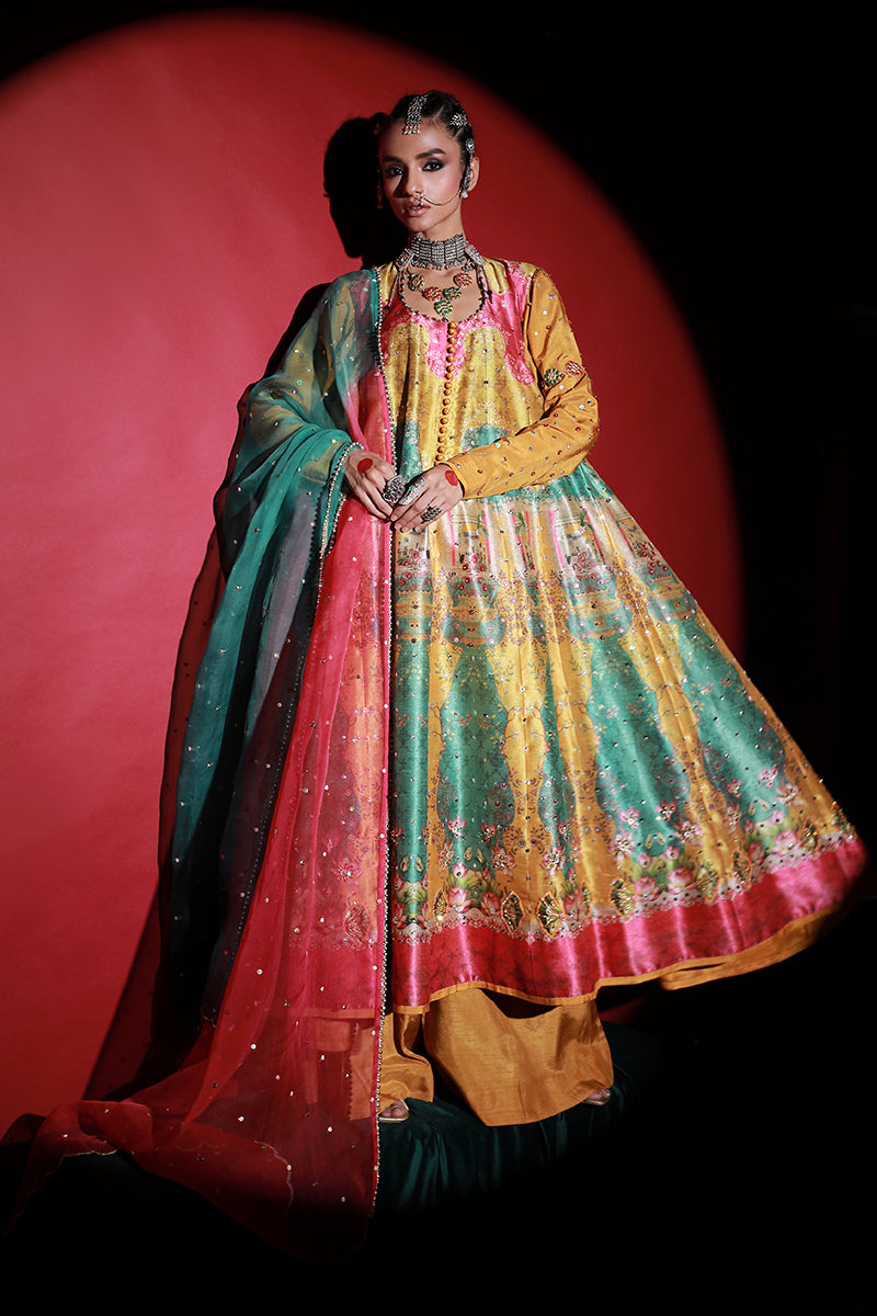 Wardha Saleem | Meeram Festive Formals | Bahaar Rang - Official Wardha Saleem stockist in UK - Sakeena London