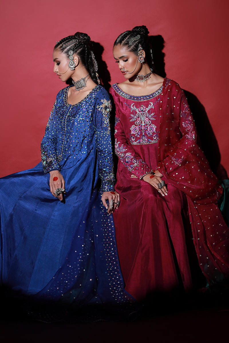 Wardha Saleem | Meeram Festive Formals | Neel - Official Wardha Saleem stockist in UK - Sakeena London