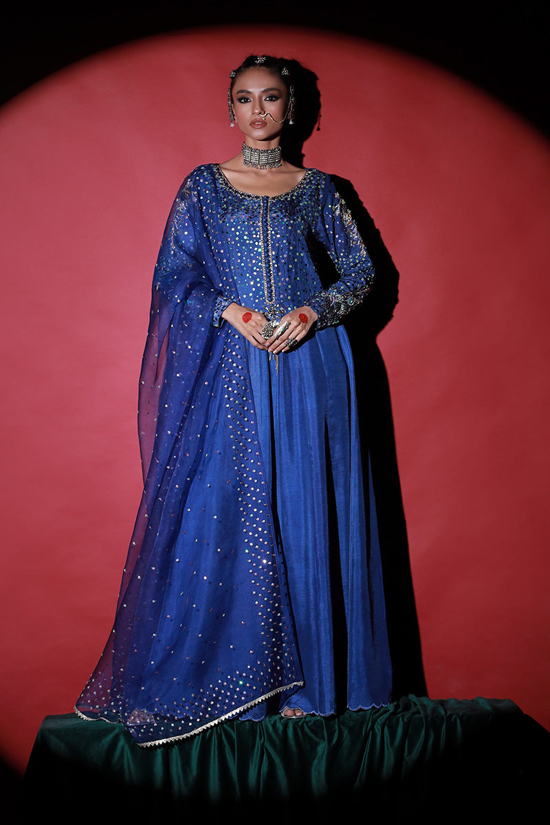 Wardha Saleem | Meeram Festive Formals | Neel - Official Wardha Saleem stockist in UK - Sakeena London