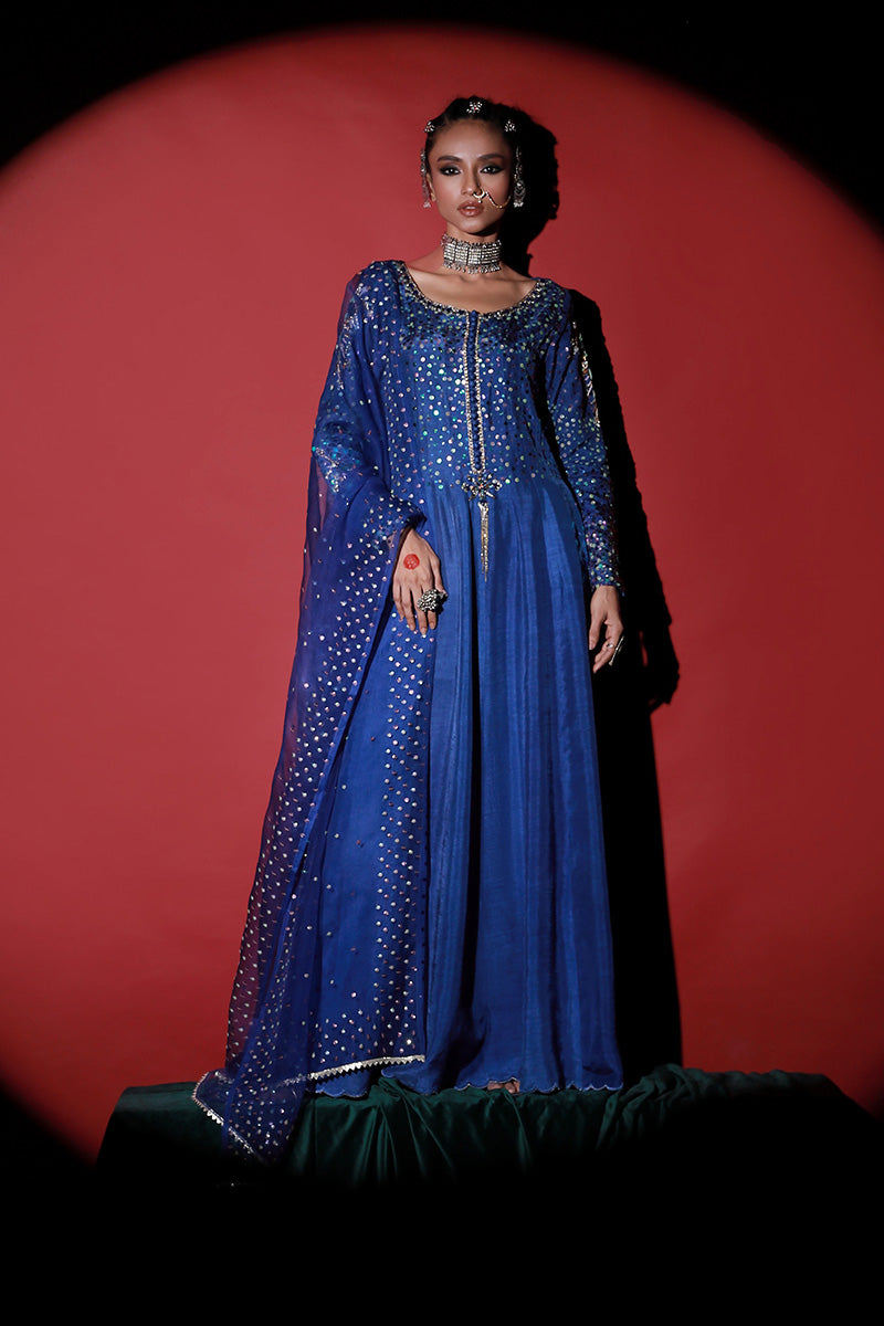 Wardha Saleem | Meeram Festive Formals | Neel - Official Wardha Saleem stockist in UK - Sakeena London