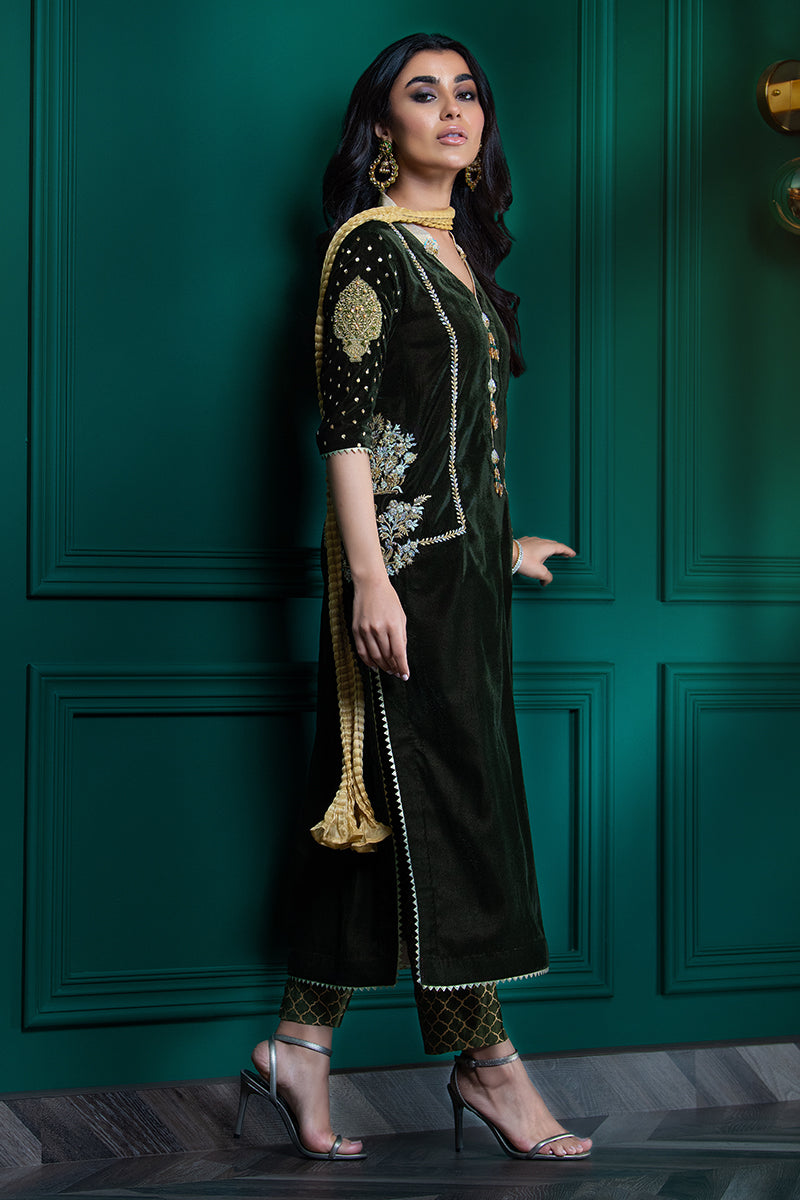 Wardha Saleem | Velvets Winter Fall 24 | Guldaan - Official Wardha Saleem stockist in UK - Sakeena London
