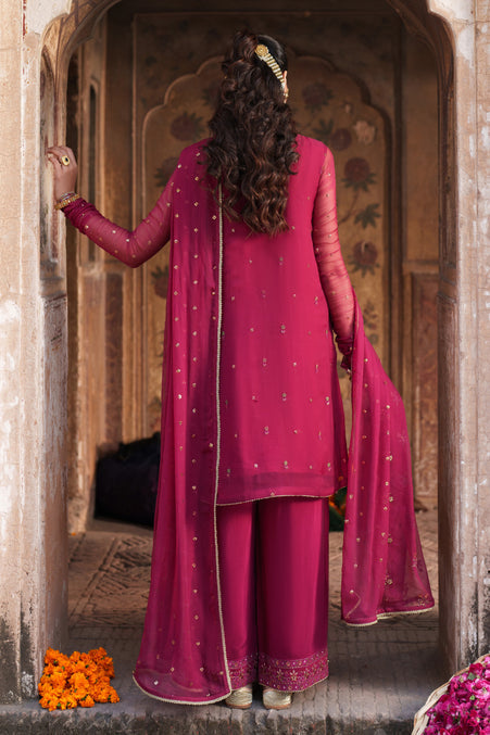 Naqshi | Kiraz Chiffon Collection | Zardoz - Official Naqshi stockist in UK - Sakeena London