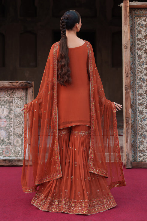 Naqshi | Kiraz Chiffon Collection | Tehzeen - Official Naqshi stockist in UK - Sakeena London