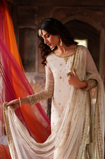 Naqshi | Kiraz Chiffon Collection | Umaima - Official Naqshi stockist in UK - Sakeena London