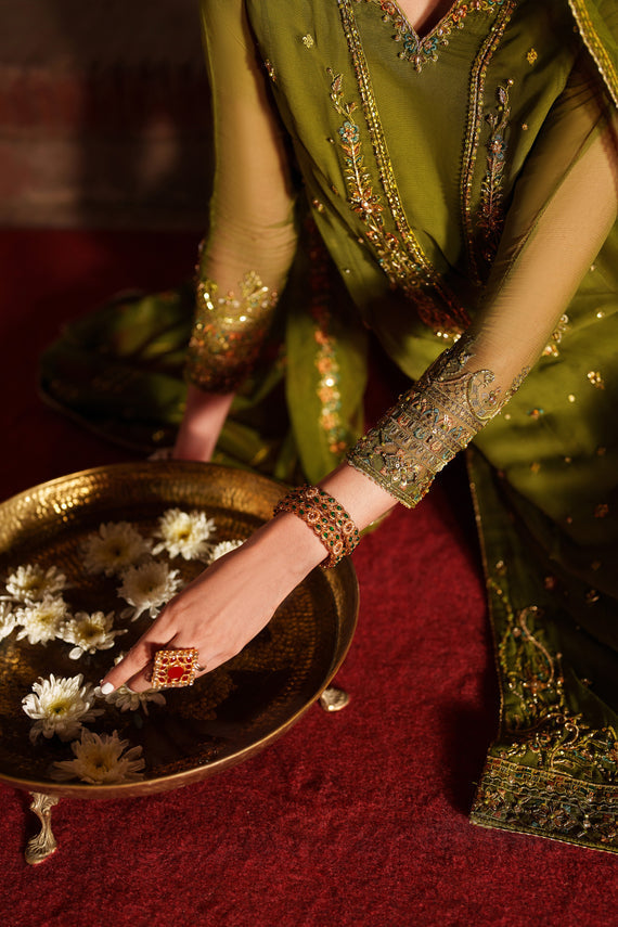 Naqshi | Kiraz Chiffon Collection | Anza - Official Naqshi stockist in UK - Sakeena London