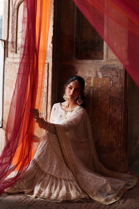 Naqshi | Kiraz Chiffon Collection | Umaima - Official Naqshi stockist in UK - Sakeena London