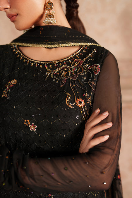 Naqshi | Kiraz Chiffon Collection | Hunaira - Official Naqshi stockist in UK - Sakeena London
