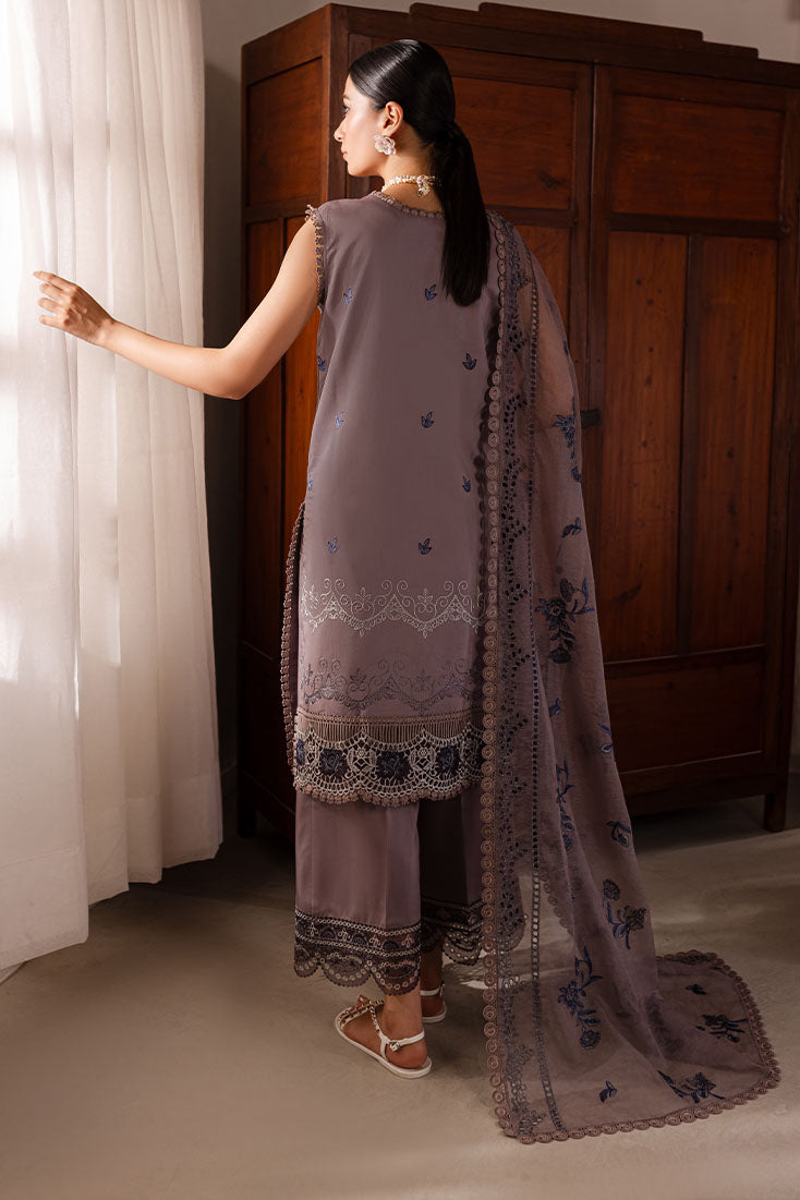 Marjjan | Aangan Embroidered Viscose | PEV-22 B (GREY) - Official Marjjan stockist in UK - Sakeena London