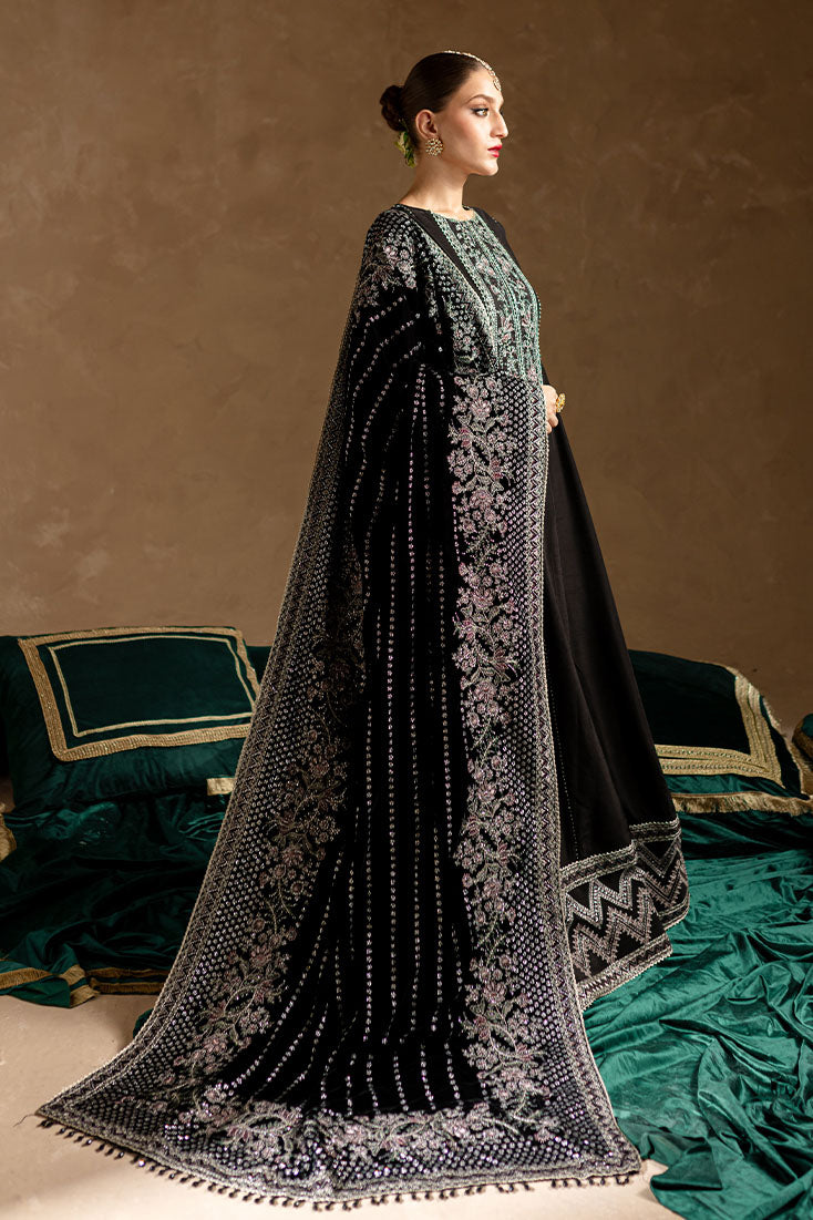 Marjjan | De Rose Velvet | MRV-14 (BLACK) - Official Marjjan stockist in UK - Sakeena London