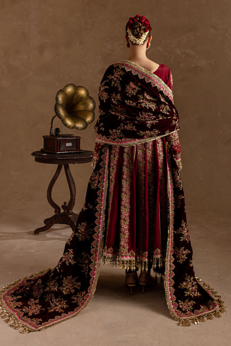 Marjjan | De Rose Velvet | MRV-13 (MEHROON) - Official Marjjan stockist in UK - Sakeena London