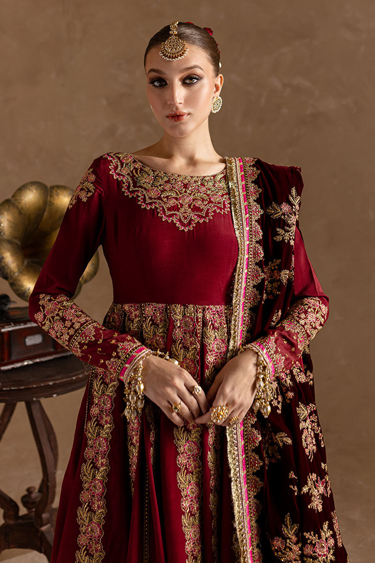 Marjjan | De Rose Velvet | MRV-13 (MEHROON) - Official Marjjan stockist in UK - Sakeena London