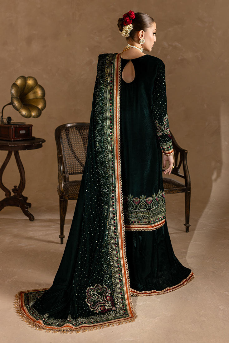 Marjjan | De Rose Velvet | MRV-07 (GREEN) - Official Marjjan stockist in UK - Sakeena London