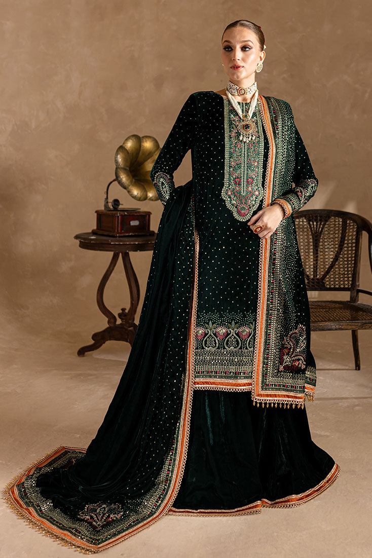 Marjjan | De Rose Velvet | MRV-07 (GREEN) - Official Marjjan stockist in UK - Sakeena London