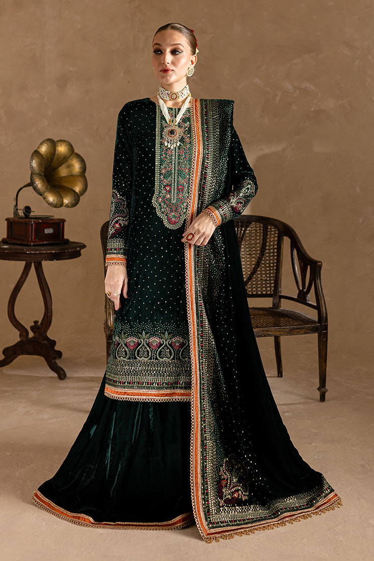 Marjjan | De Rose Velvet | MRV-07 (GREEN) - Official Marjjan stockist in UK - Sakeena London