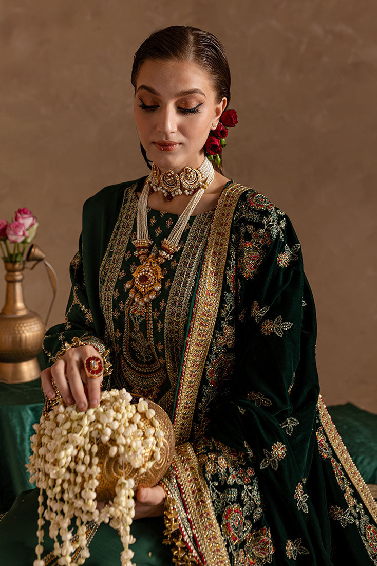 Marjjan | De Rose Velvet | MRV-11 (GREEN) - Official Marjjan stockist in UK - Sakeena London