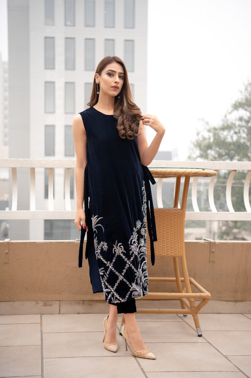 Ayesha and Usman | Grape Wine Luxury Pret | Blue Nile - Official Ayesha and Usman stockist in UK - Sakeena London