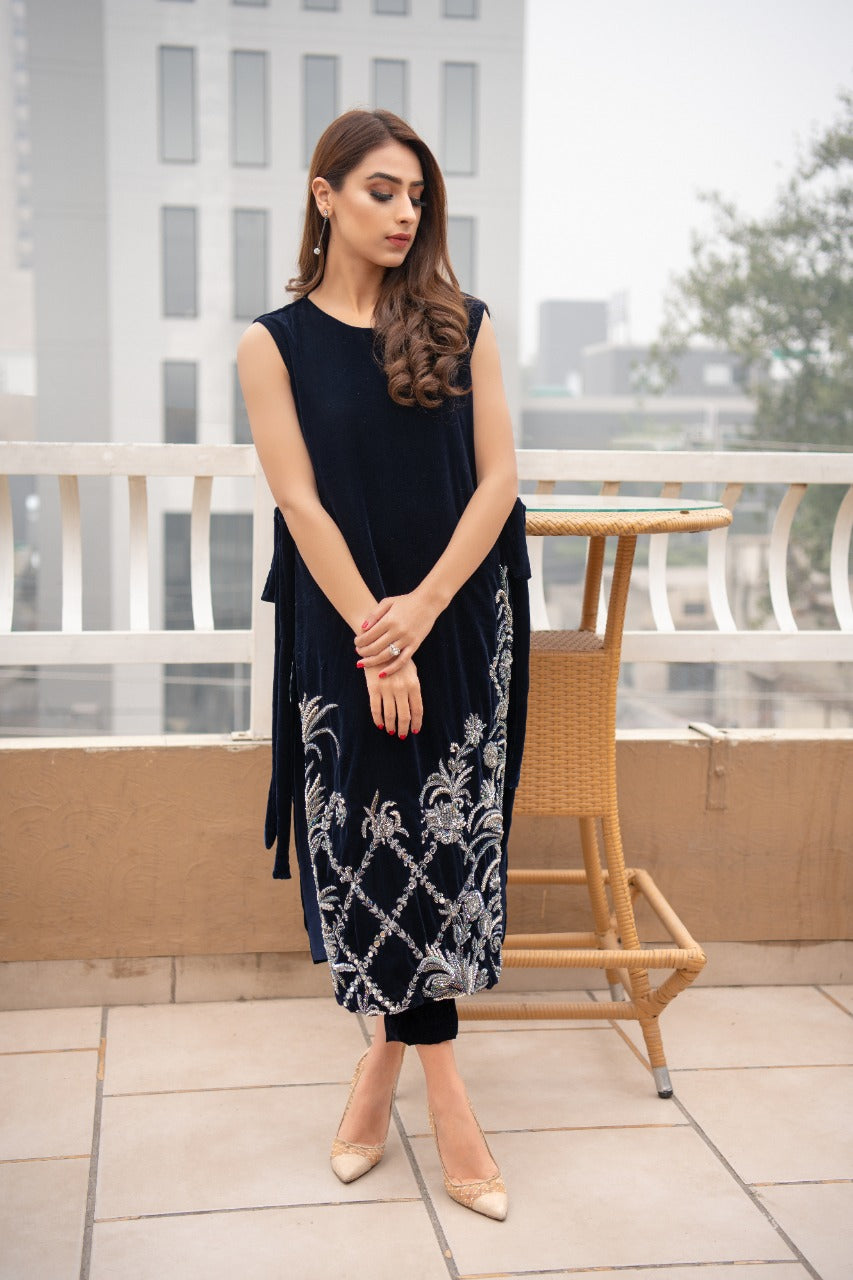 Ayesha and Usman | Grape Wine Luxury Pret | Blue Nile - Official Ayesha and Usman stockist in UK - Sakeena London