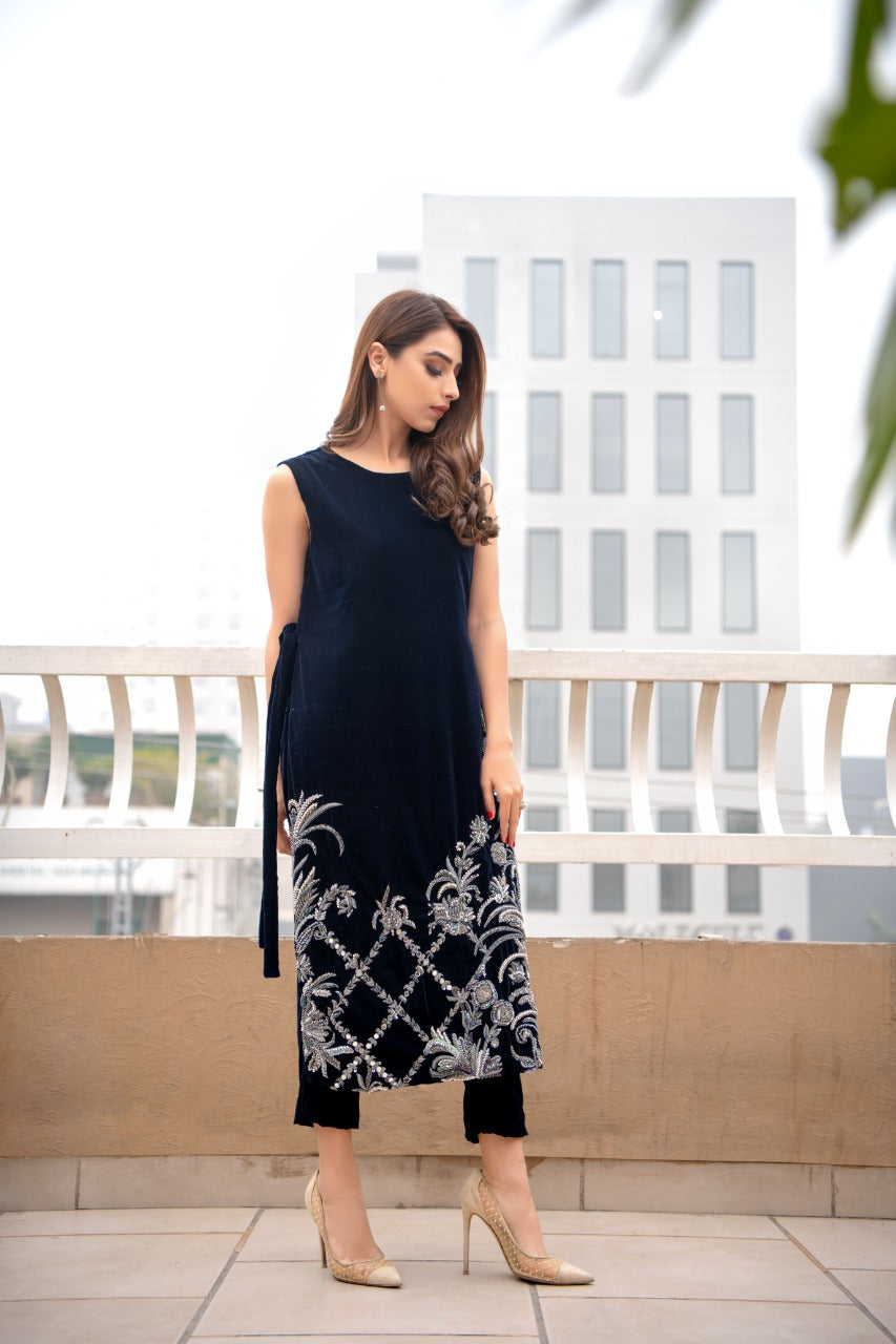 Ayesha and Usman | Grape Wine Luxury Pret | Blue Nile - Official Ayesha and Usman stockist in UK - Sakeena London