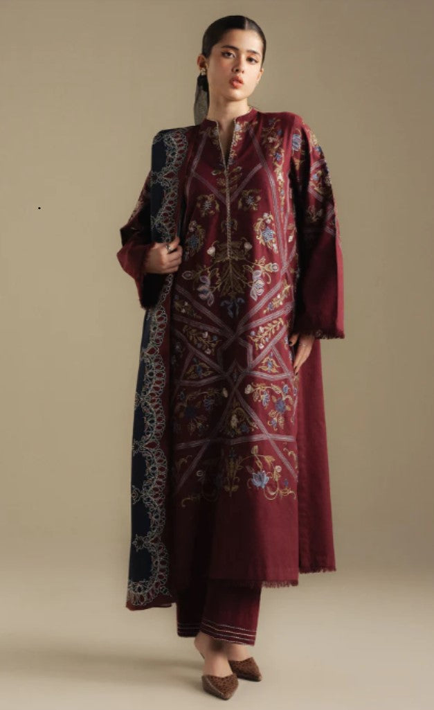 Zara Shahjahan | Coco Winter 25 | Coral-4B - Official Zara Shahjahan stockist in UK - Sakeena London