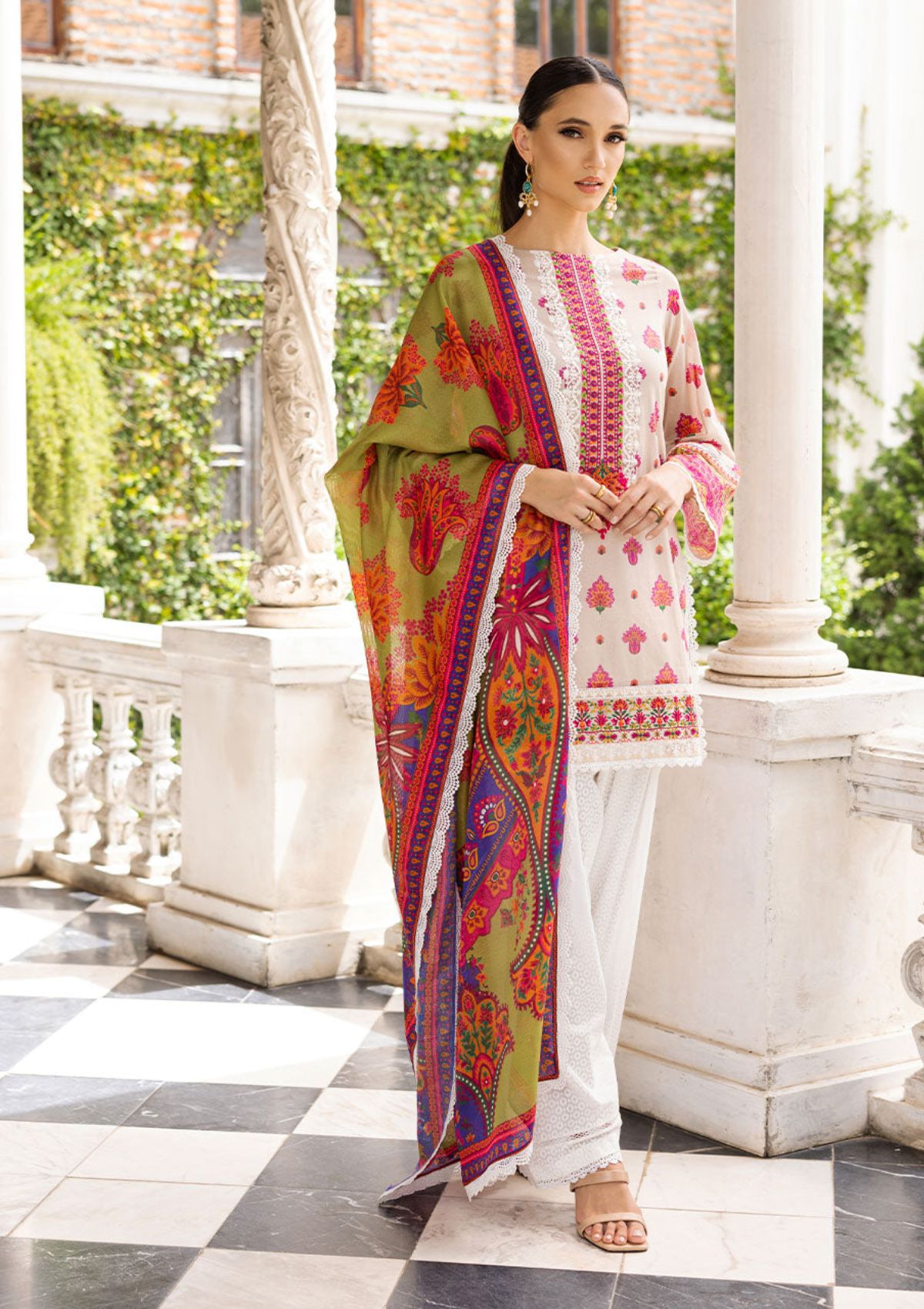 Lawn Collection - Zainab Chottani - Tahra - ZCT#8B - WHIPSY LUSH