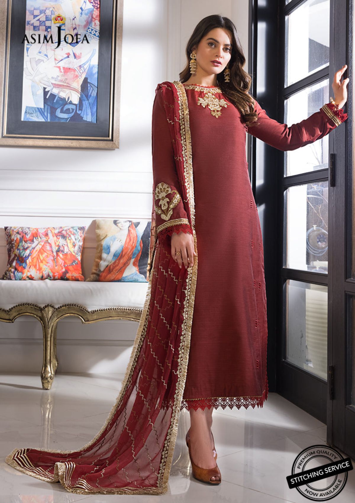 Winter Collection - Asim Jofa - Iqra & Minal - AJIM#12