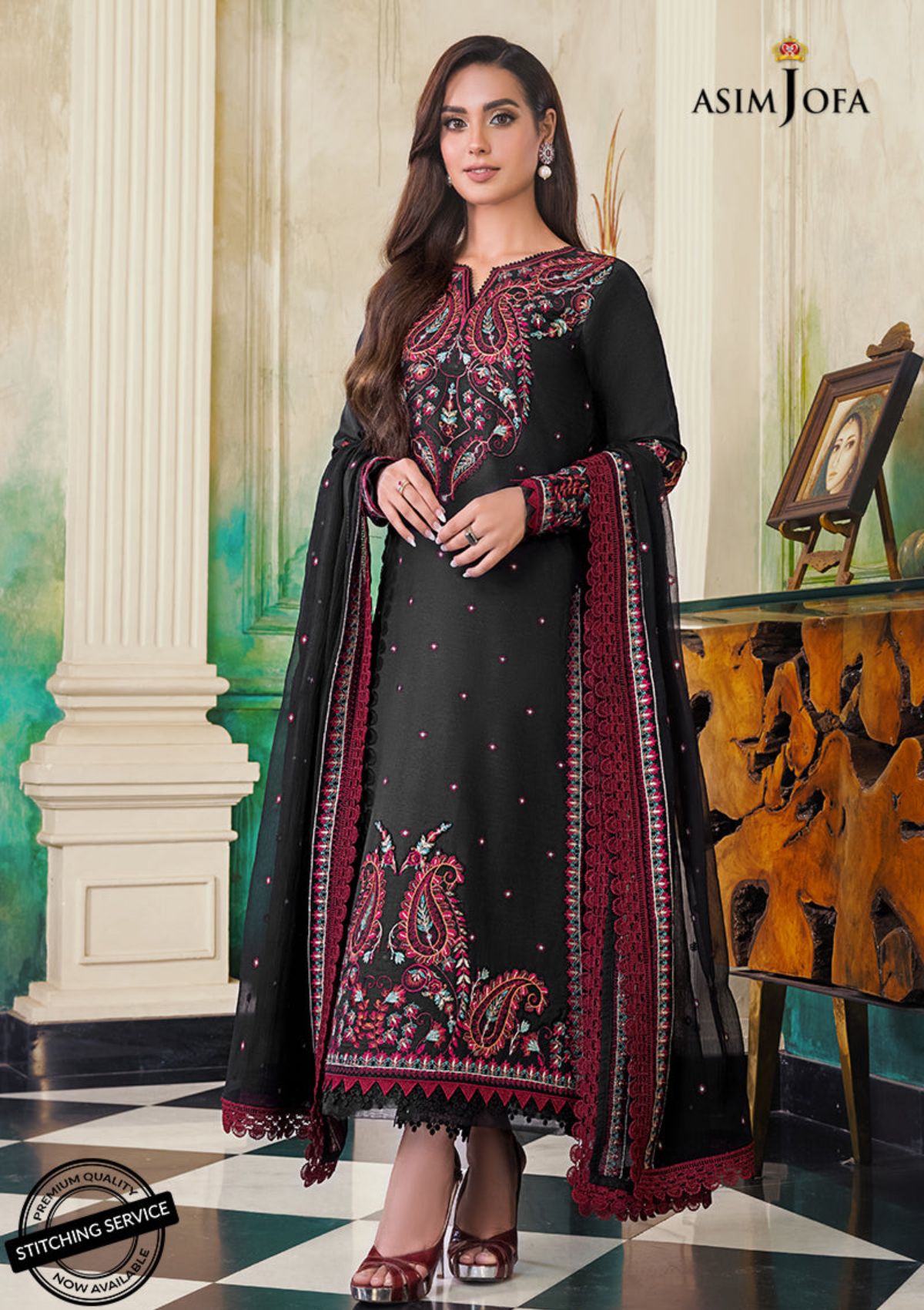 Winter Collection - Asim Jofa - Iqra & Minal - AJIM#7