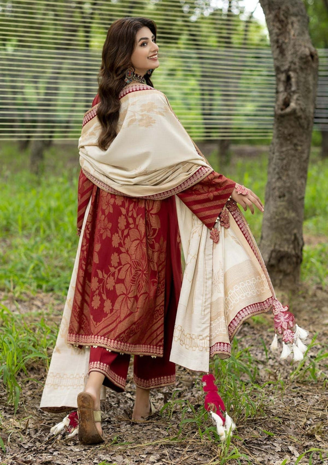 Winter Collection - Charizma - Dhage - Woven Shawl - CEW#01