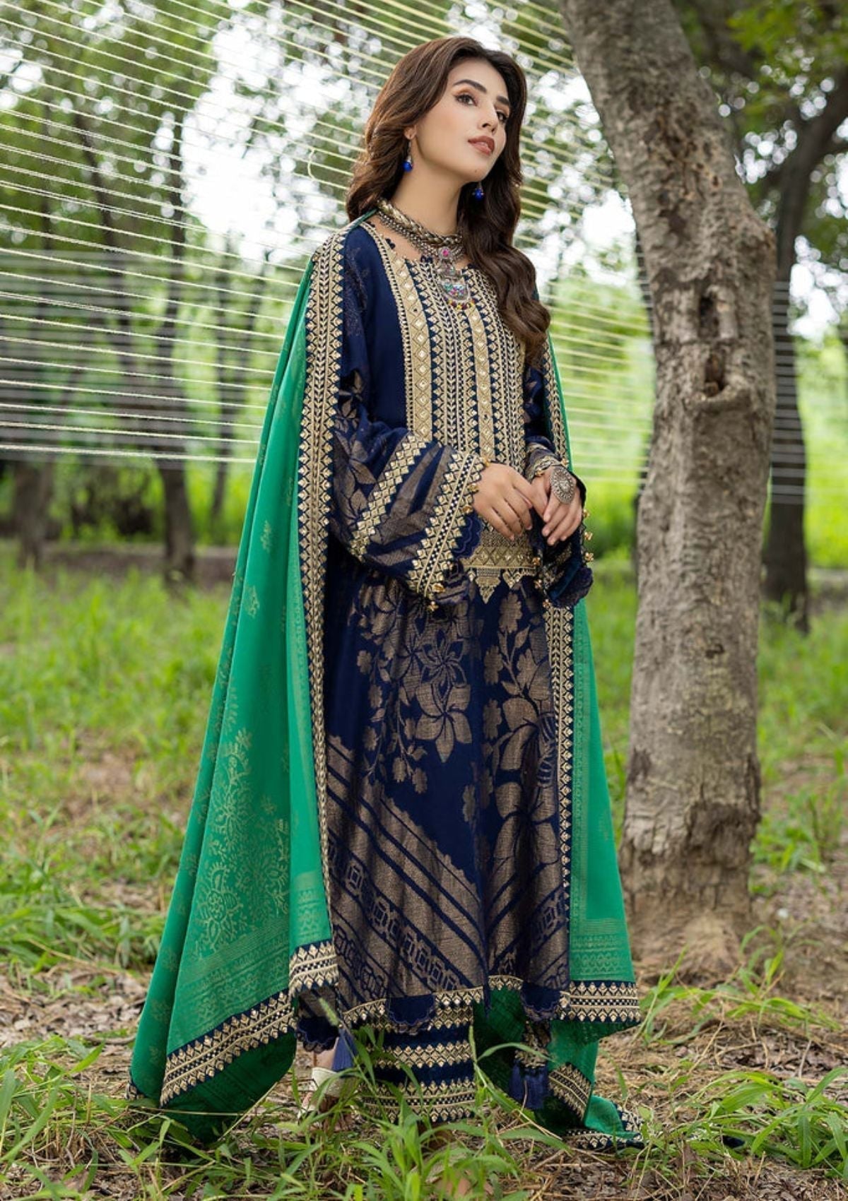 Winter Collection - Charizma - Dhage - Woven Shawl - CEW#02