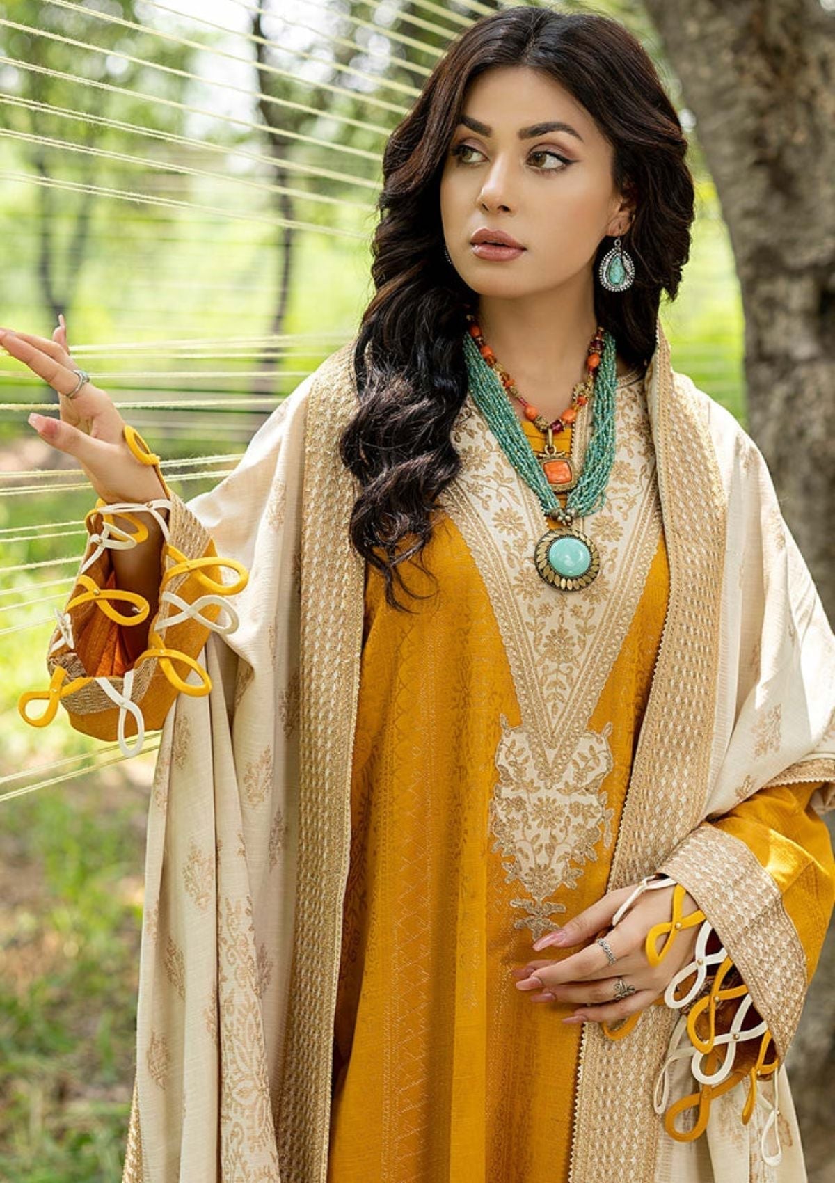 Winter Collection - Charizma - Dhage - Woven Shawl - CEW#03