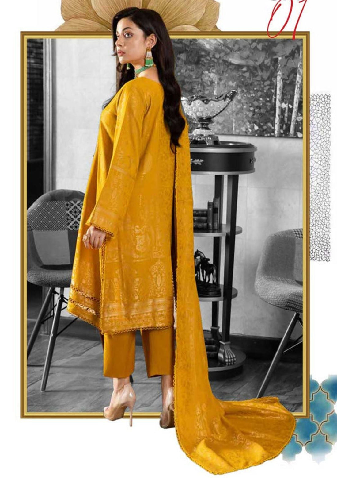 Winter Collection - Charizma - Karandi Jacquard - CKR#01