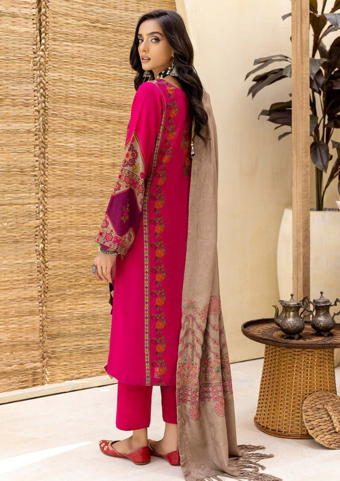 Winter Collection - Charizma - Khaddar With Pasmina Shawl - CKD#1
