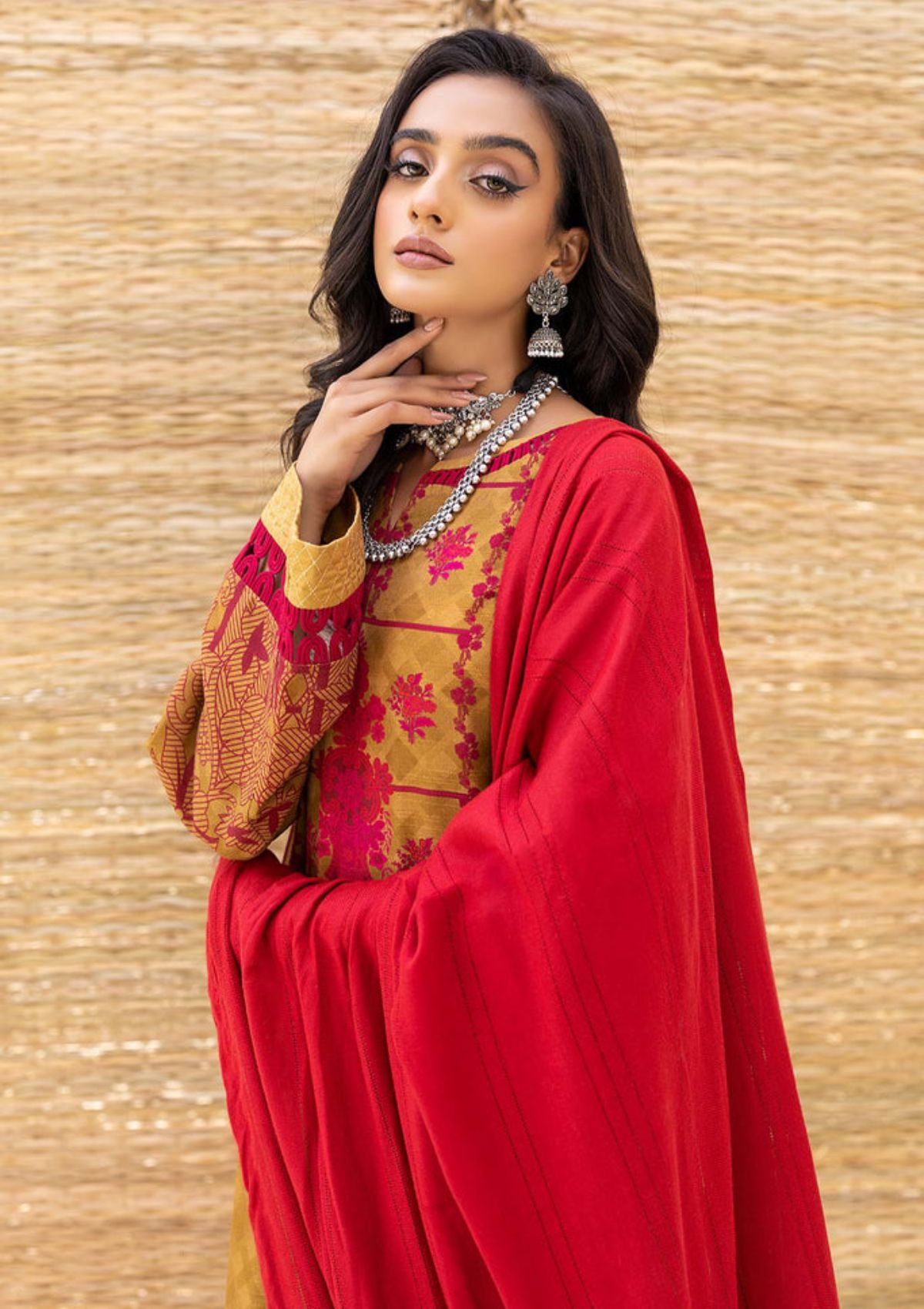 Winter Collection - Charizma - Khaddar With Pasmina Shawl - CKD#11