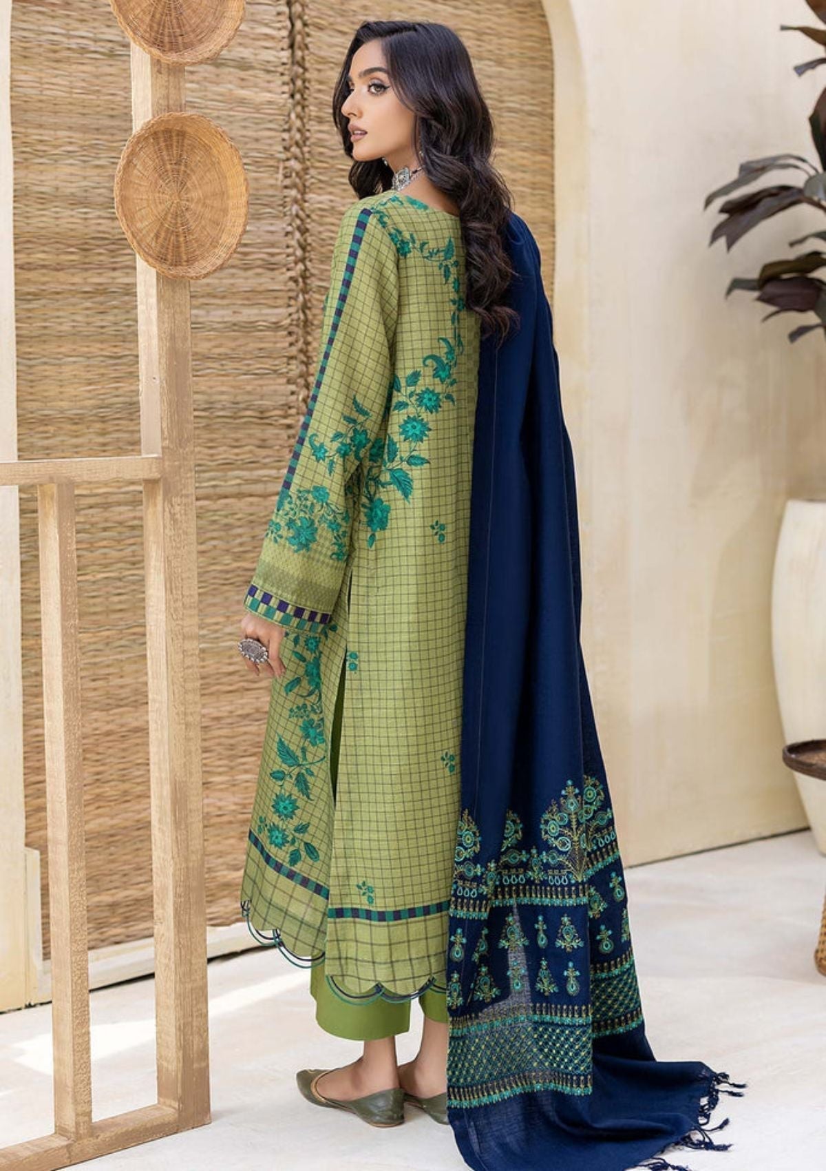Winter Collection - Charizma - Khaddar With Pasmina Shawl - CKD#2