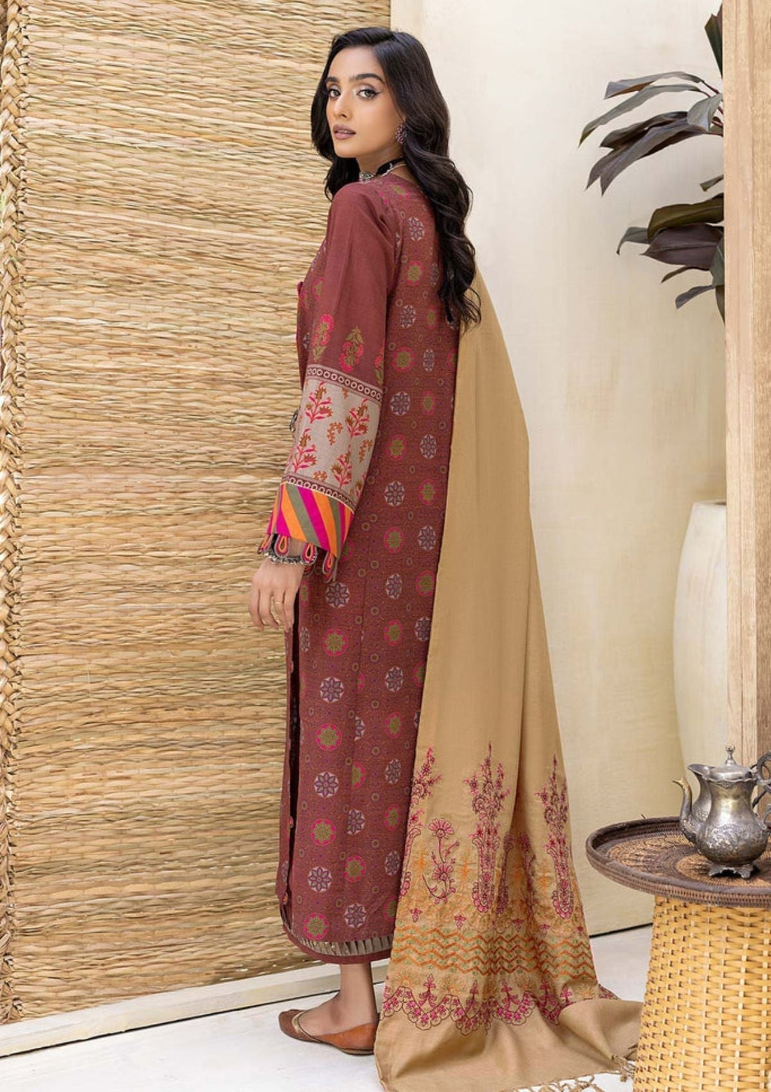 Winter Collection - Charizma - Khaddar With Pasmina Shawl - CKD#4
