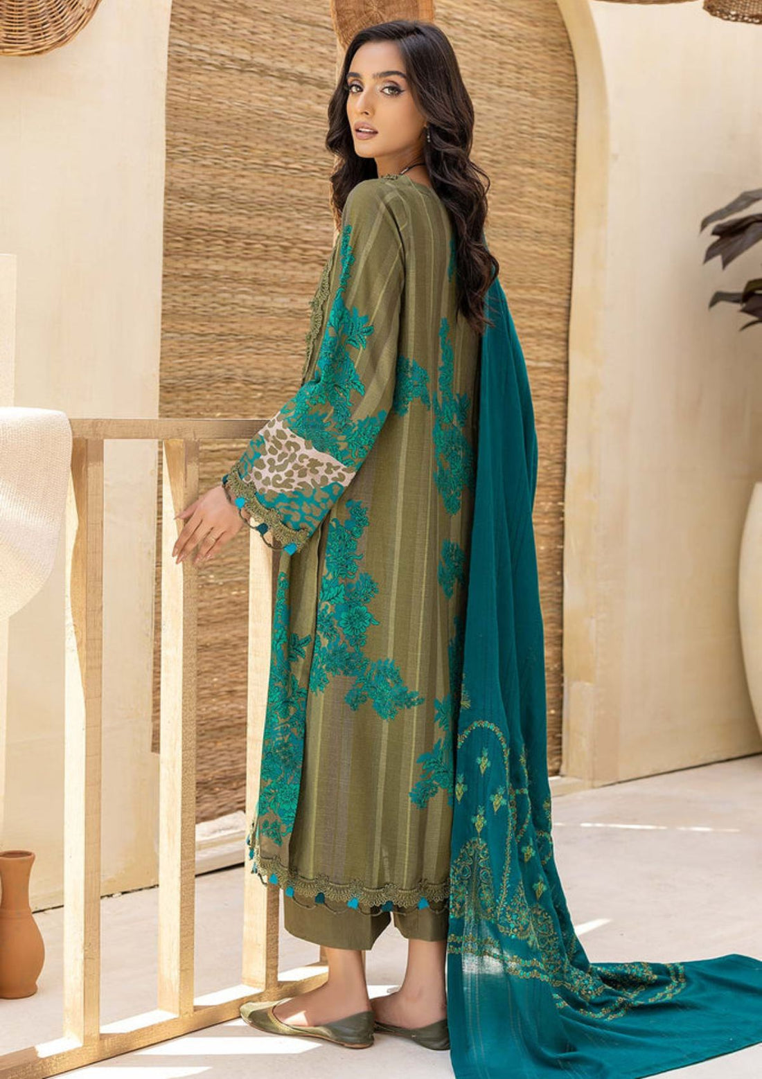 Winter Collection - Charizma - Khaddar With Pasmina Shawl - CKD#5