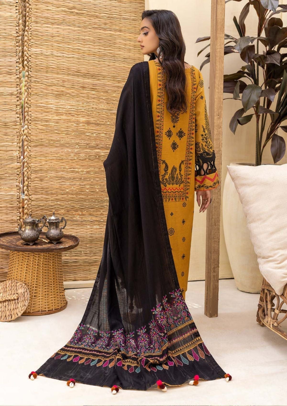 Winter Collection - Charizma - Khaddar With Pasmina Shawl - CKD#6
