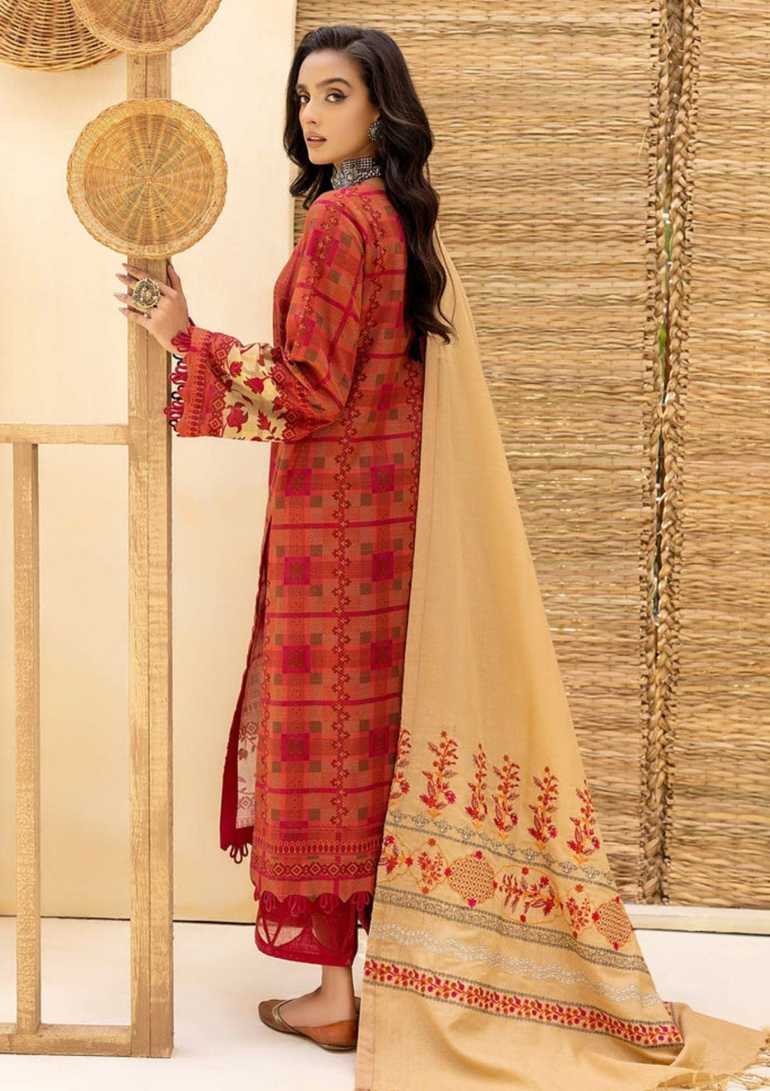 Winter Collection - Charizma - Khaddar With Pasmina Shawl - CKD#8