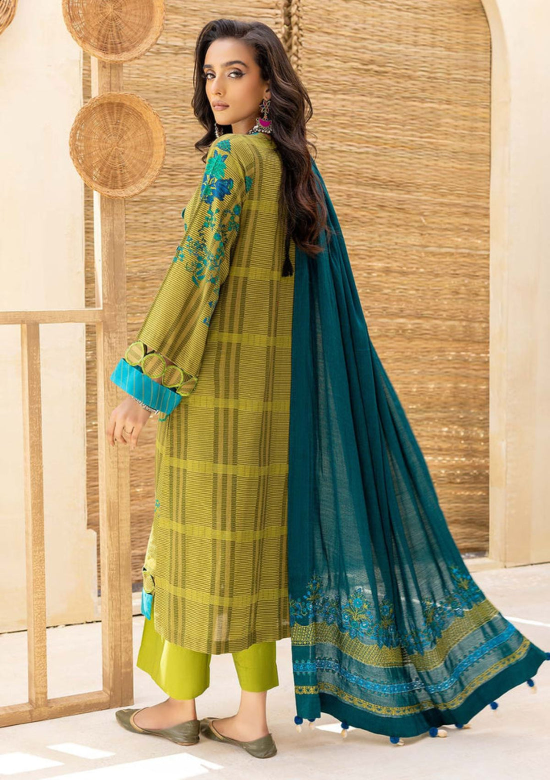Winter Collection - Charizma - Khaddar With Pasmina Shawl - CKD#9