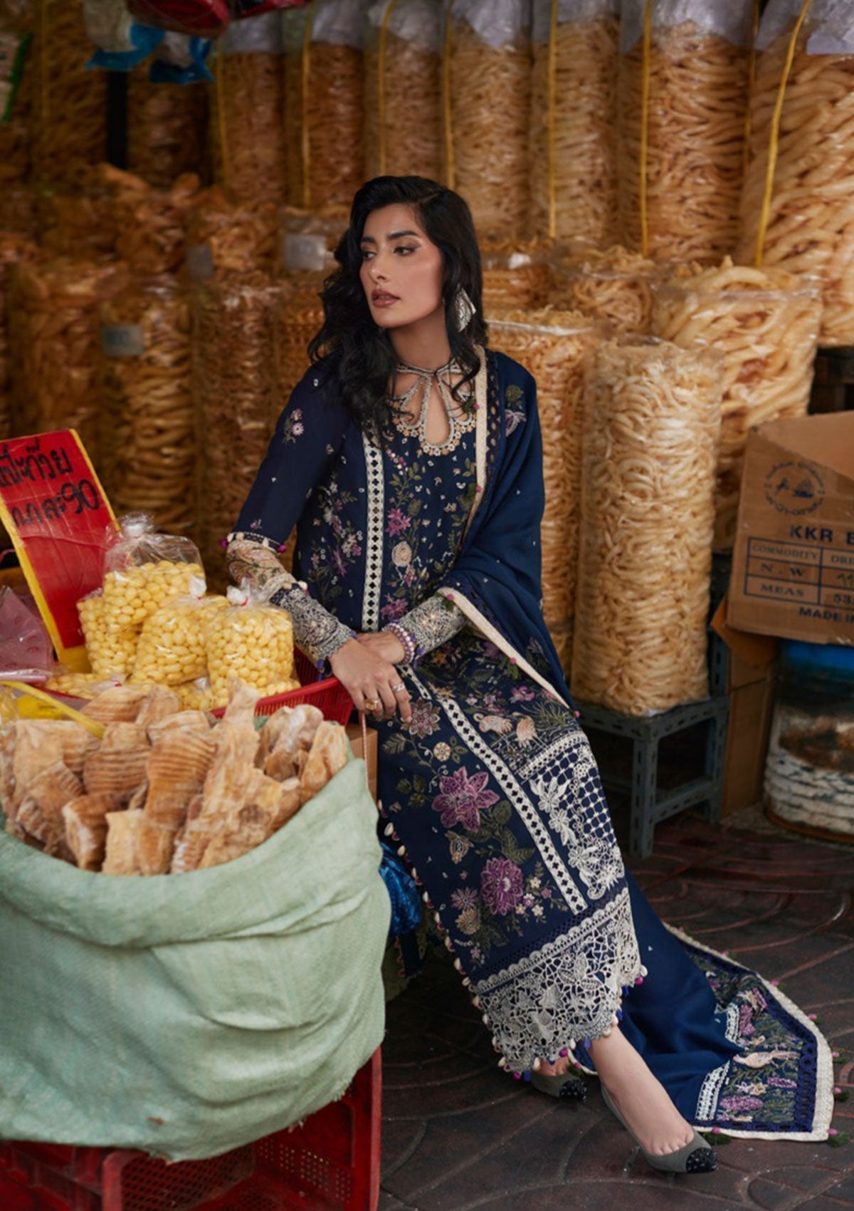 Winter Collection - Elan - Unstitched - D#04 (Darien)