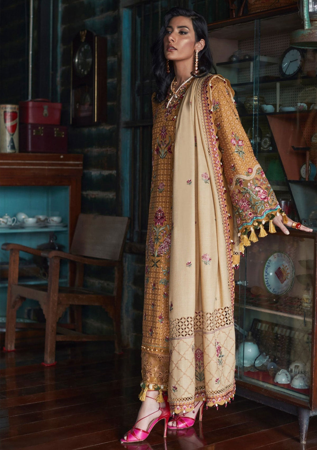 Winter Collection - Elan - Unstitched - D#06 (Asareh)