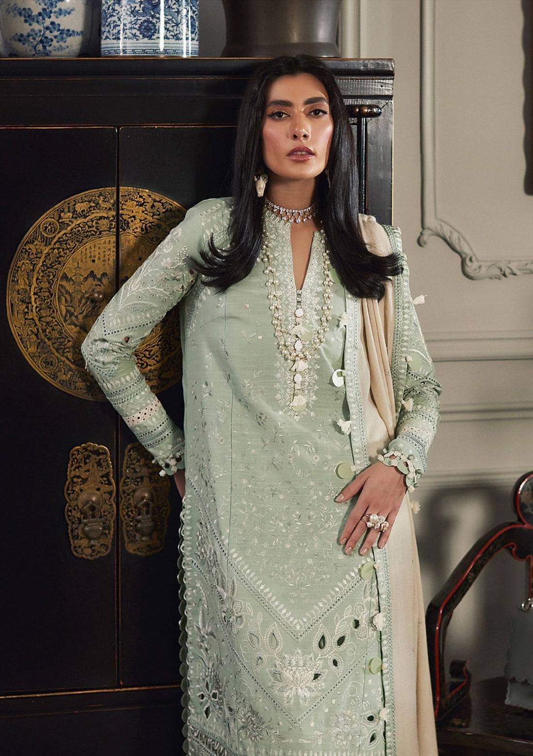 Winter Collection - Elan - Unstitched - D#08 (Ainaz)