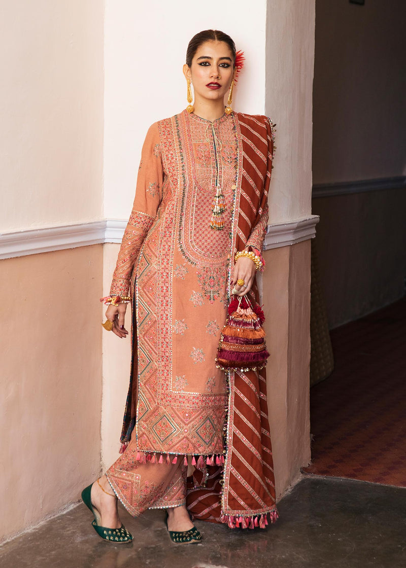 Winter Collection - Hussain Rehar - Karandi - Deep