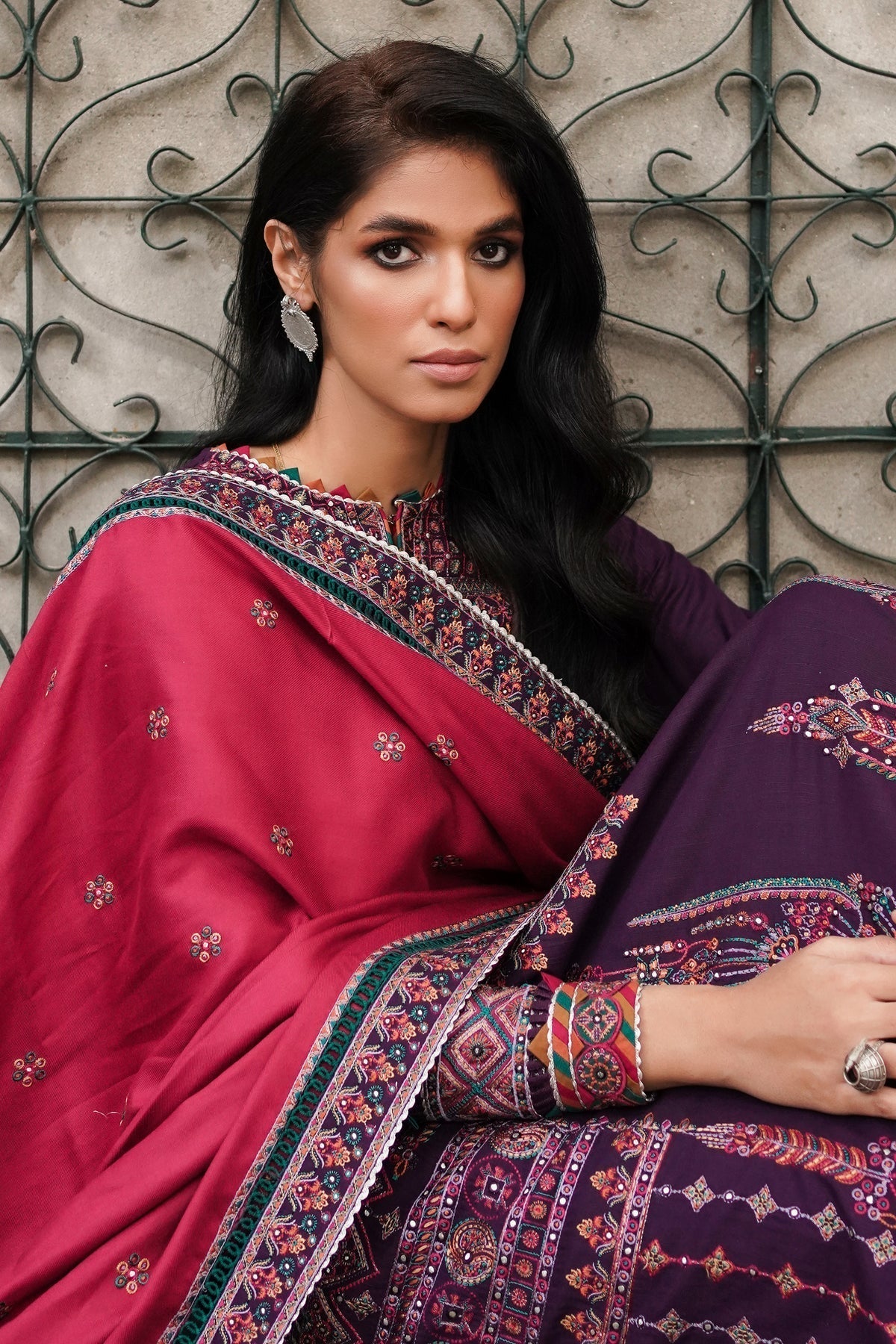 Winter Collection - Jazmin - Shahtoosh Luxury - D#01 (CHAASHNI)