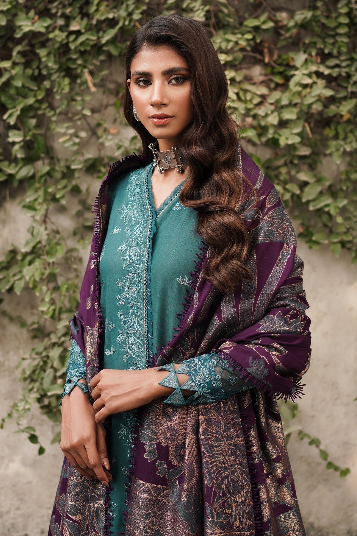 Winter Collection - Jazmin - Shahtoosh Luxury  - D#03 (SAMAA)