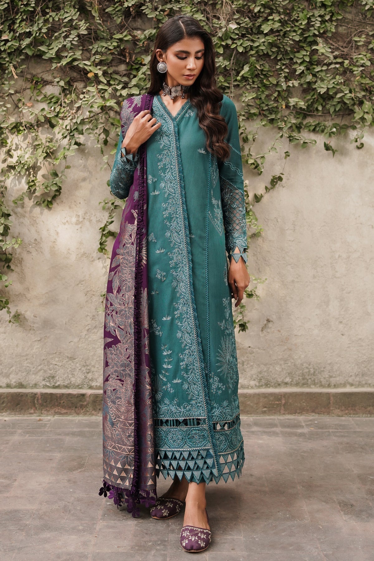 Winter Collection - Jazmin - Shahtoosh Luxury  - D#03 (SAMAA)