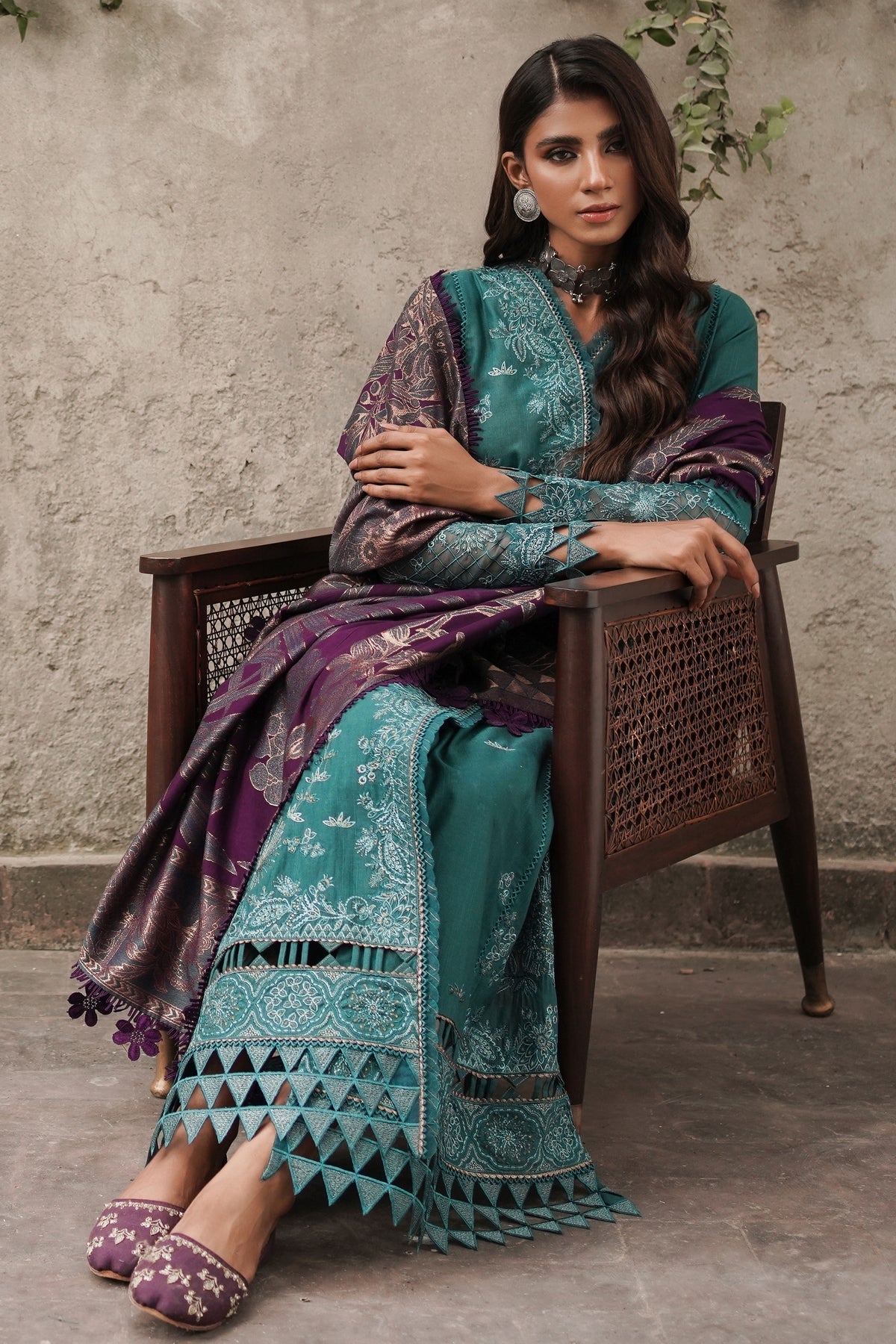 Winter Collection - Jazmin - Shahtoosh Luxury  - D#03 (SAMAA)