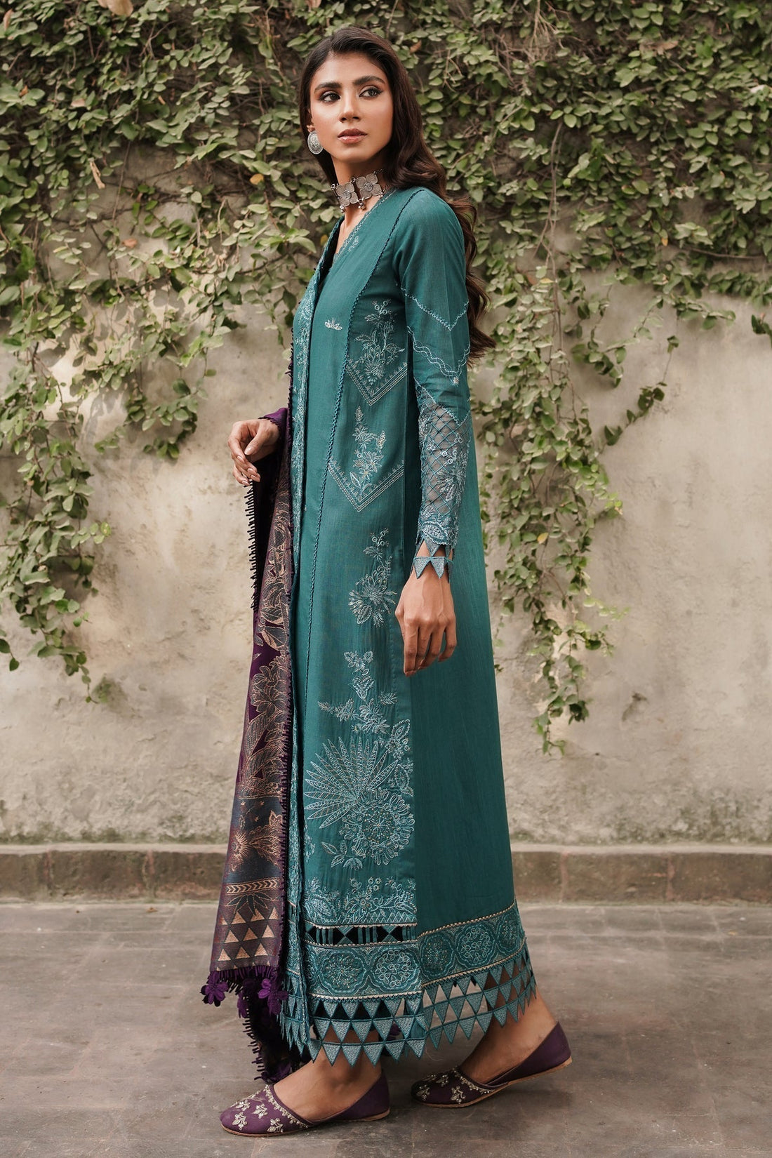 Winter Collection - Jazmin - Shahtoosh Luxury  - D#03 (SAMAA)